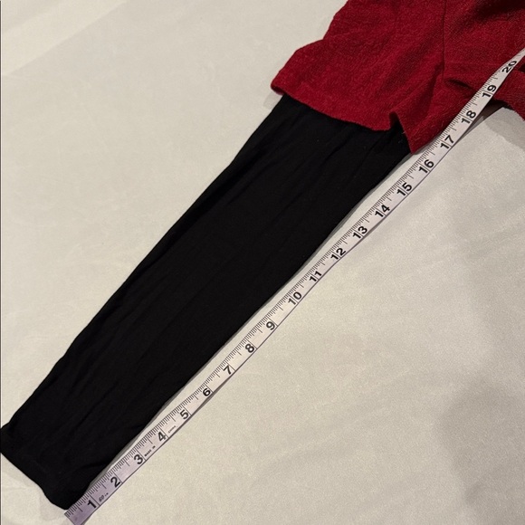 Zoe Sweater Red and Black Women's - Picture 8 of 10